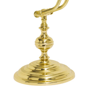 Vintage Brass Bankers Lamp Glossy And Adjustable by Ghidini 1849