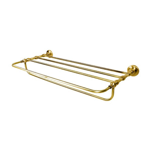 Vintage Brass Towel Rack Bathroom Premium Ottavia by Ghidini 1849
