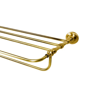 Vintage Brass Towel Rack Bathroom Premium Ottavia by Ghidini 1849