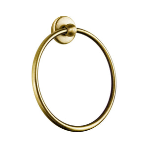 Vintage Brass Towel Ring Premium Bronze Adele by Ghidini 1849