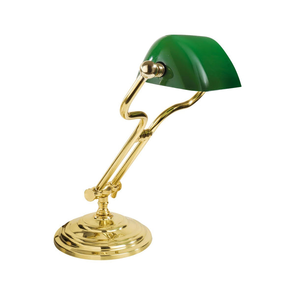 t4option0_0 | Vintage Library Desk Lamp Brass Small Version Ghidini 1849