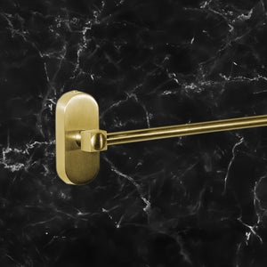 Vintage Towel Bar In Solid Brass Premium Sara by Ghidini 1849