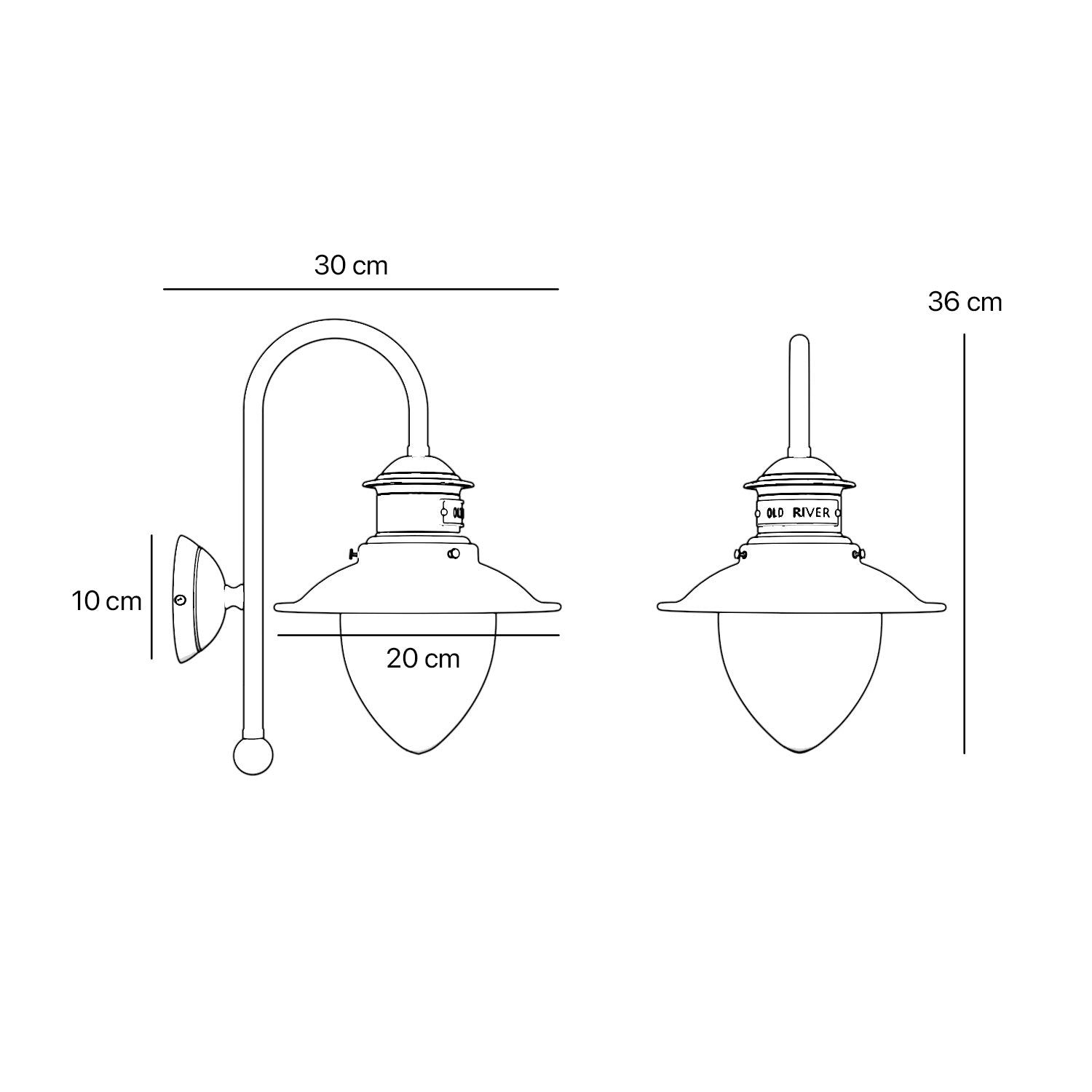 Brass Outdoor Wall Sconce Marine Style Amalfi by Ghidini 1849