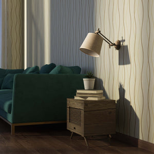 Adjustable brass wall lamp with grey fabric shade, double articulated joint, classic contemporary design Made in Italy by Ghidini 1849 - Finish: OAS Antique Brass