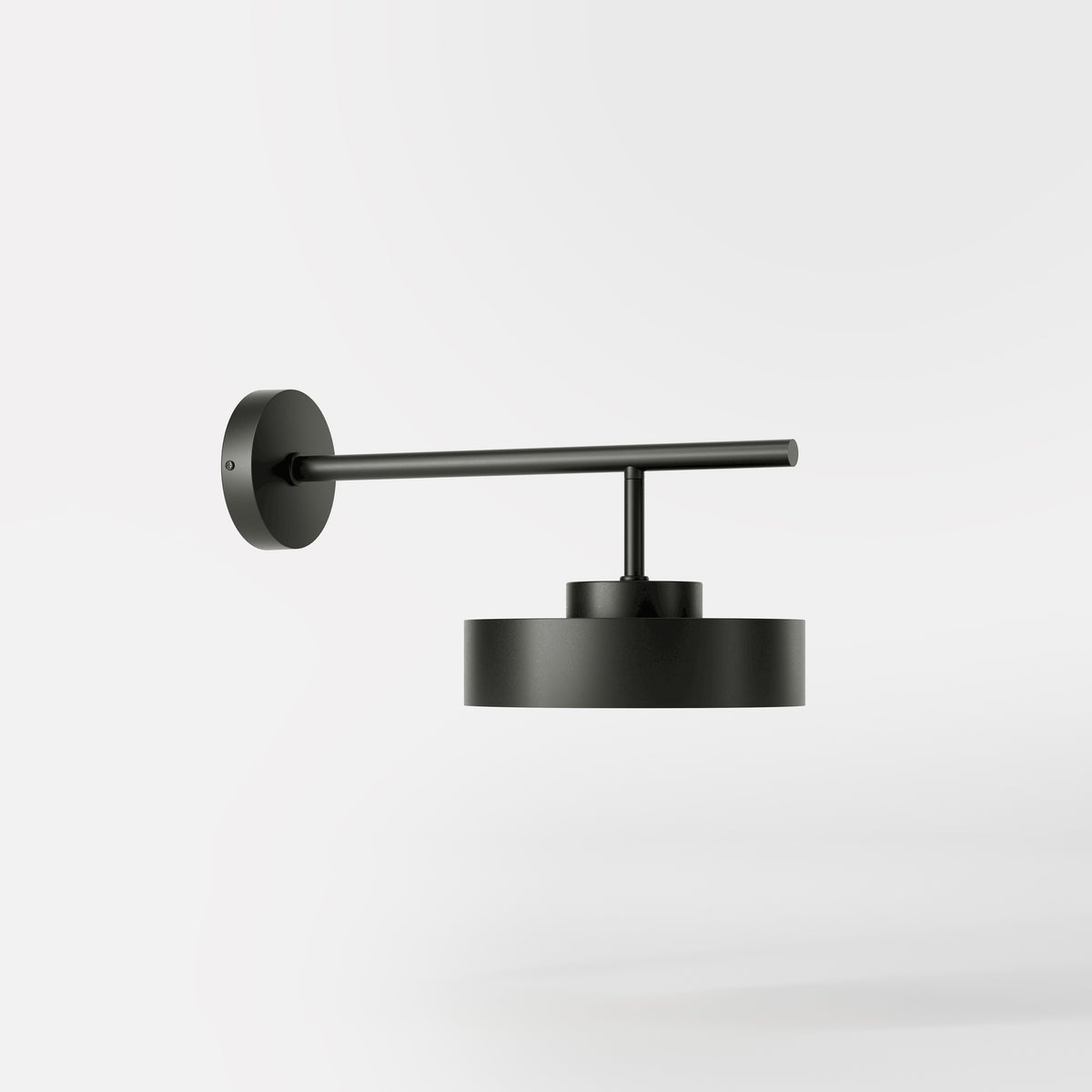 Wall Lamp in Metal with Black and Gold Shade - ONO Matt Black