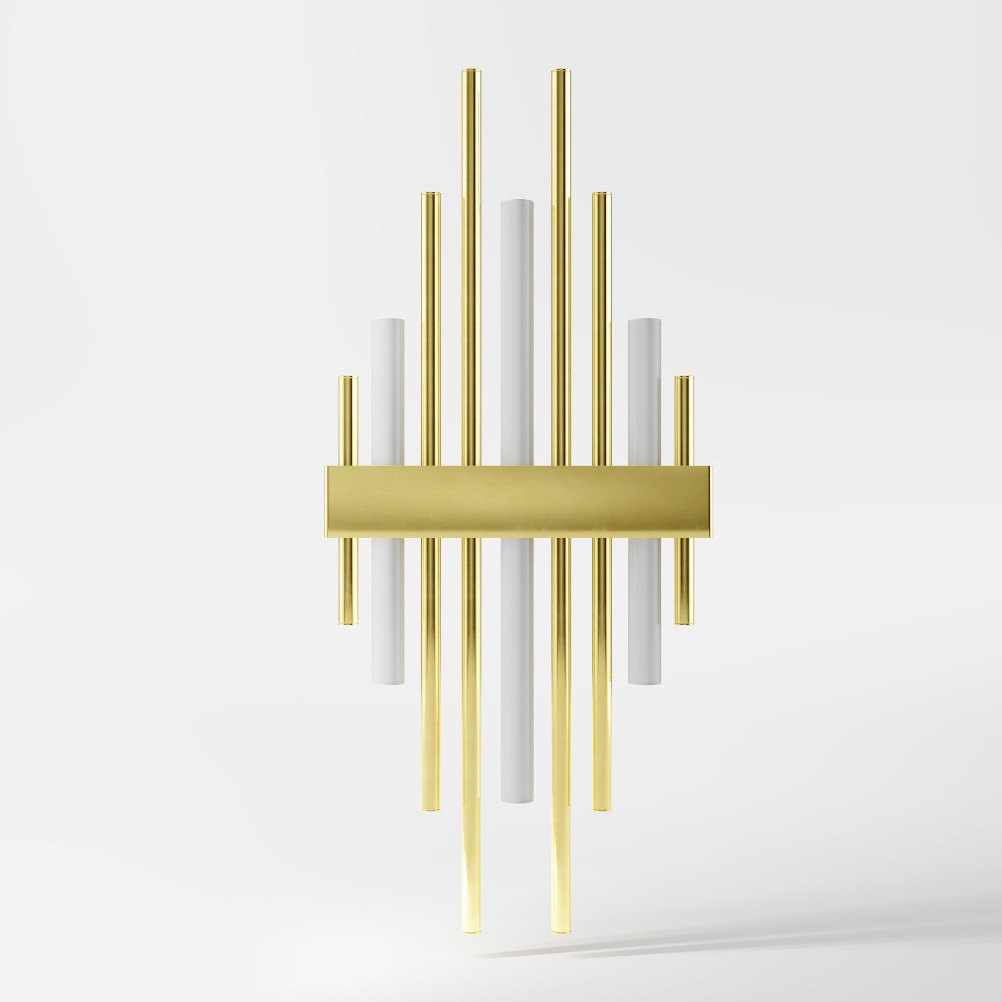 Designer Wall Light Brass 3 Lights Armonia by Ghidini 1849