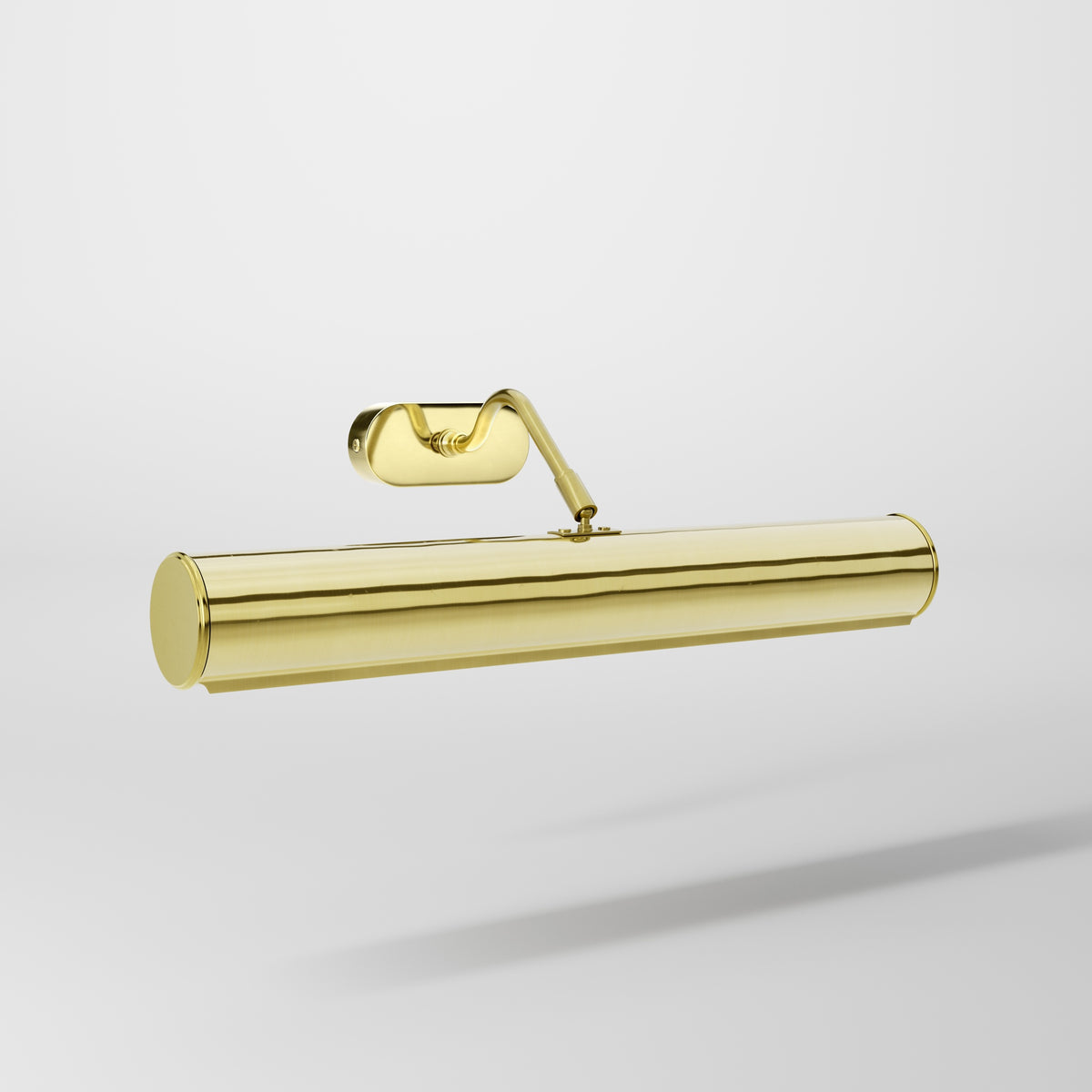 Brass Picture Light With Reflector 40cm - OLV Polished Brass