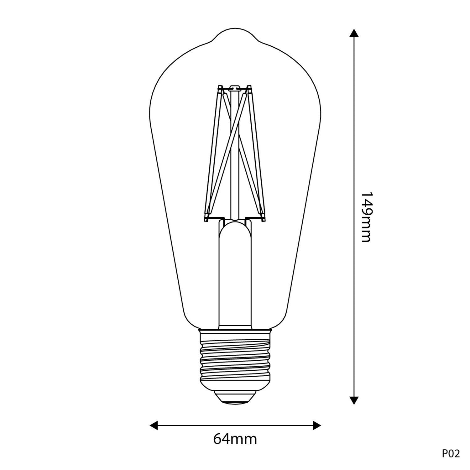 LED Light Bulb Edison | Ghidini 1849