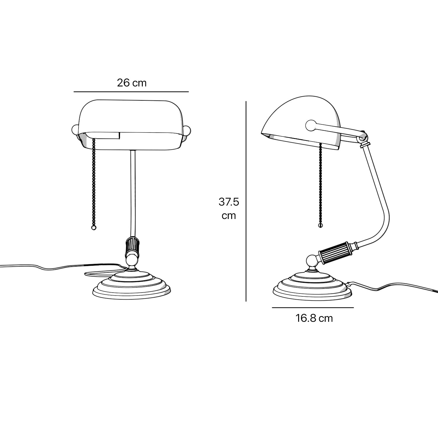 Lampada Da Tavolo Moderna Ottone 13 Cm - Cylinder - Foto 3