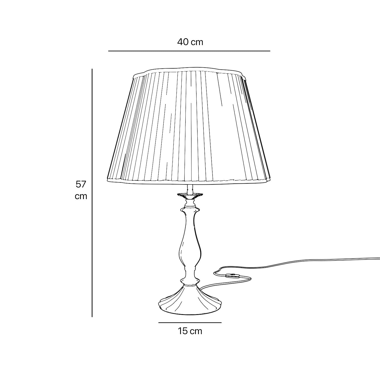 Classic brass table lamp with ivory pleated shade, shaped base and elegant decorations, Petalo collection Made in Italy by Ghidini 1849