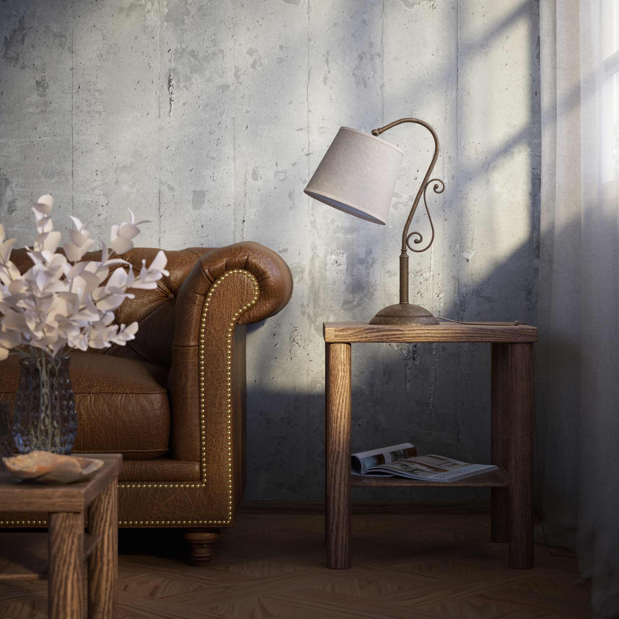 Classic brass table lamp with fabric shade Bruxelles by Ghidini 1849 - Finish: OAS Antique Brass