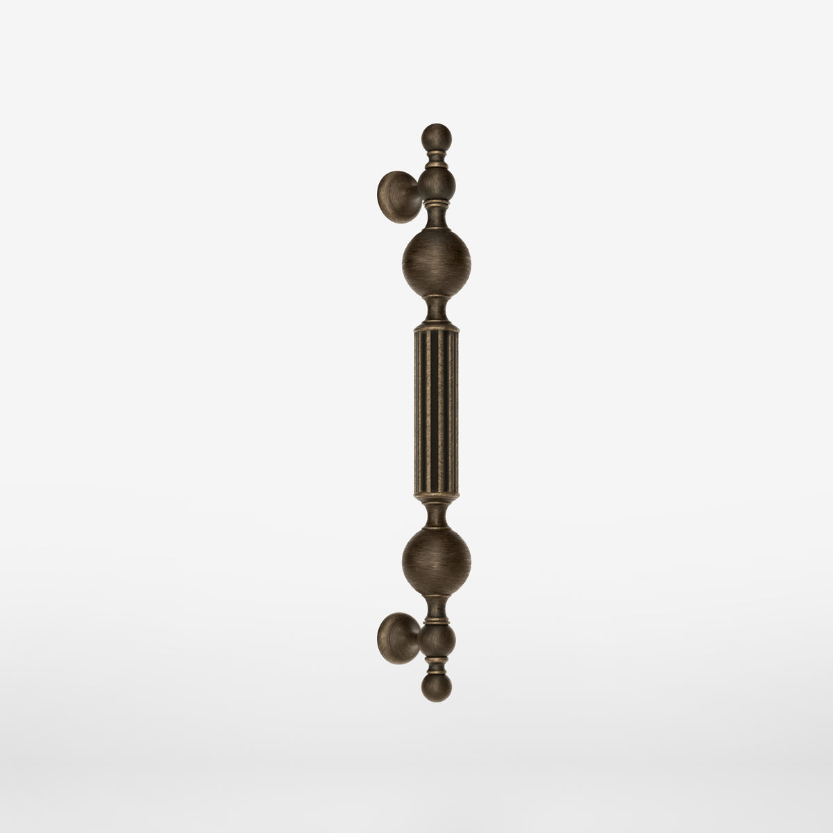 Poignée de Porte en Laiton Style Baroque pour Entrées Élégantes - OBM Bronze Satin Mat Laiton