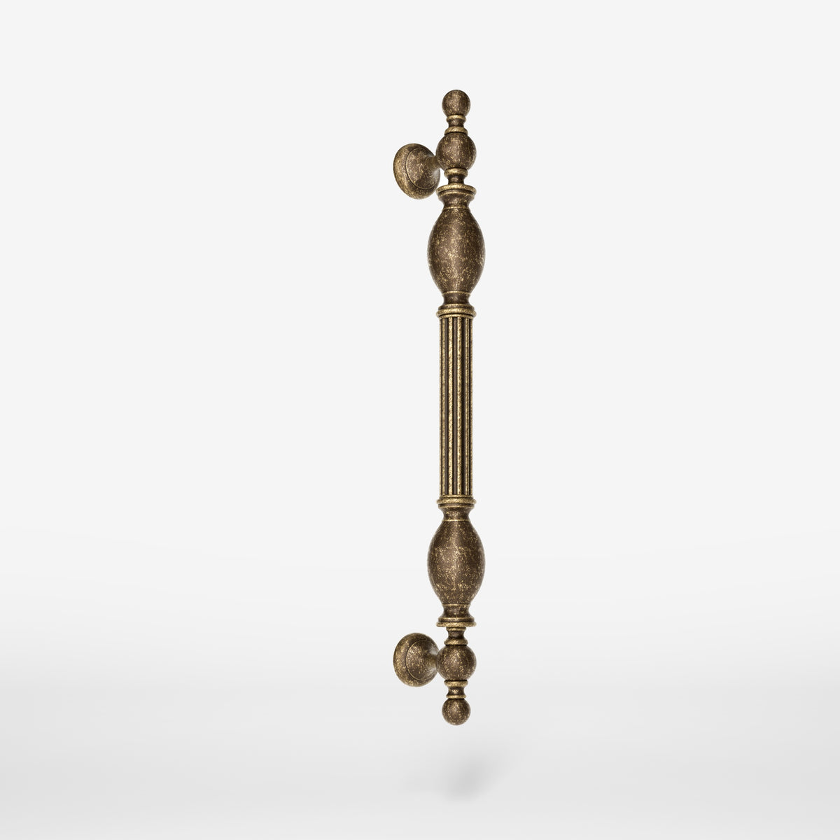 Ziehgriff aus Messing mit Renaissance-Design und Verzierungen - OAS Antik Messing