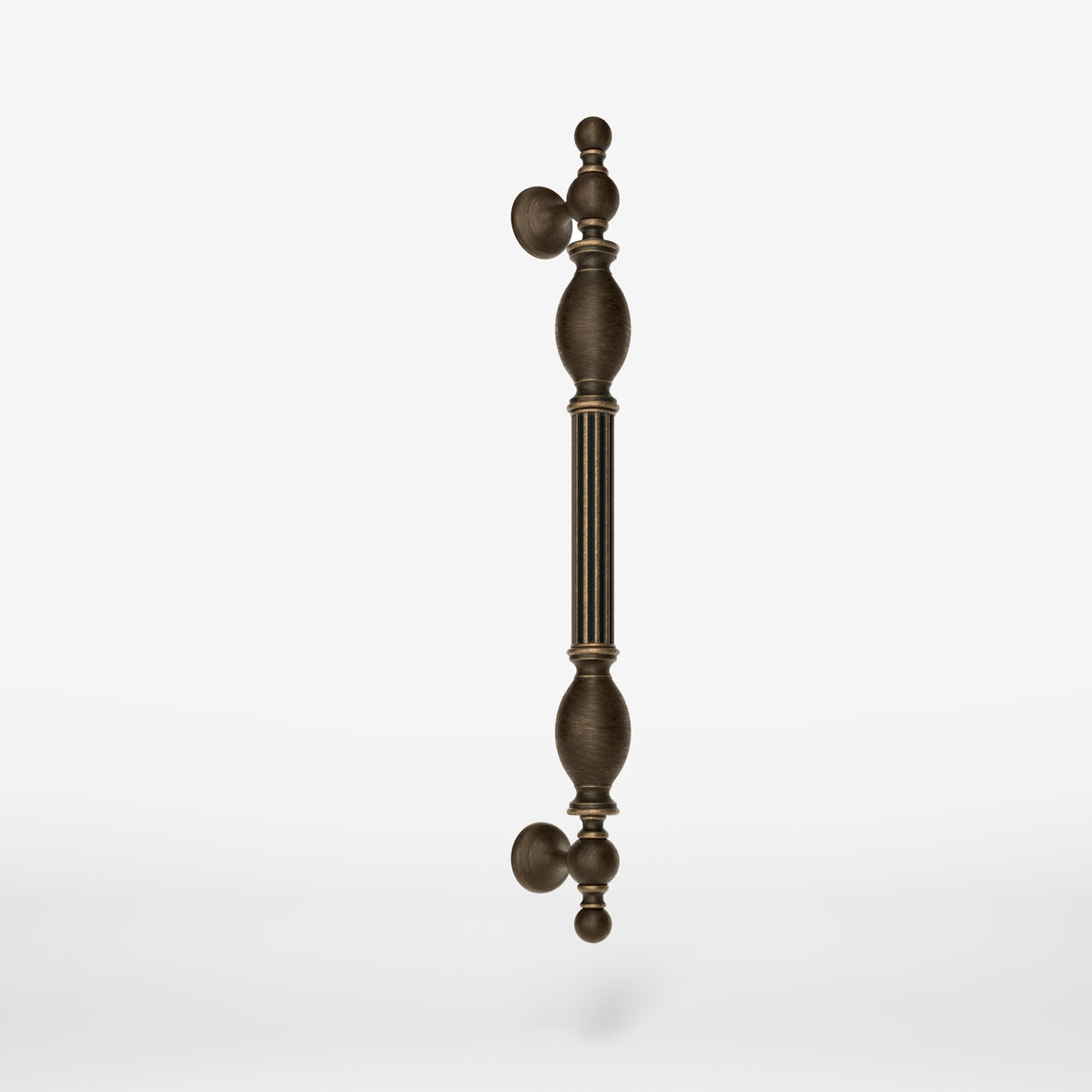Ziehgriff aus Messing mit Renaissance-Design und Verzierungen - OBM Matt Satin Bronze