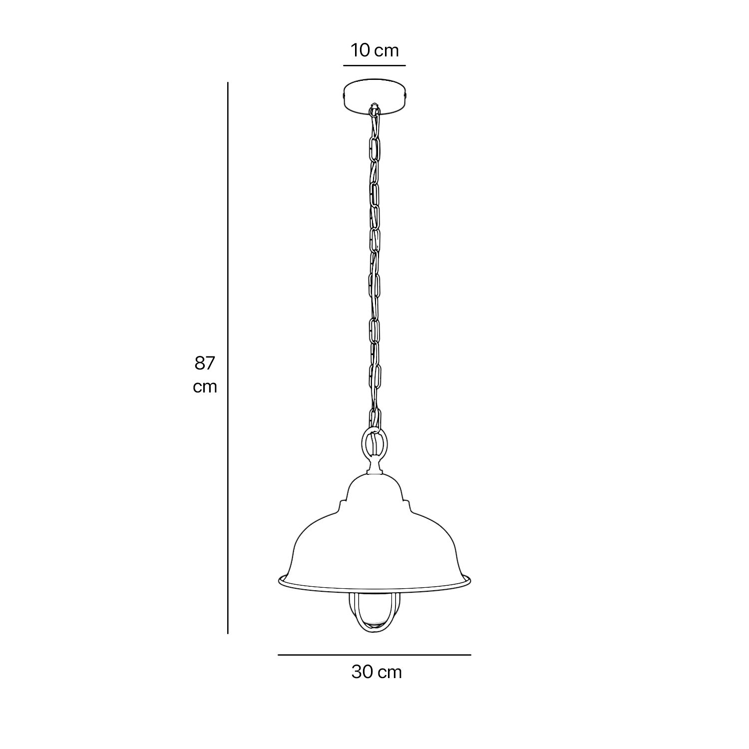 Nautical brass pendant light for outdoor spaces with caged glass by Ghidini 1849