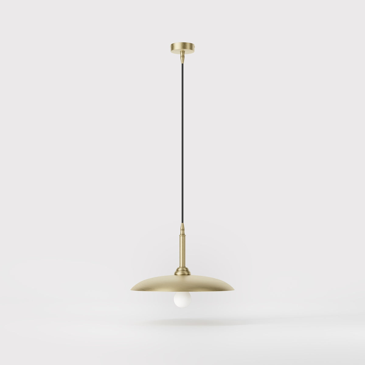Messing Pendelleuchte Vintage Stil 35cm - OBV Satin Bronze Leichte
