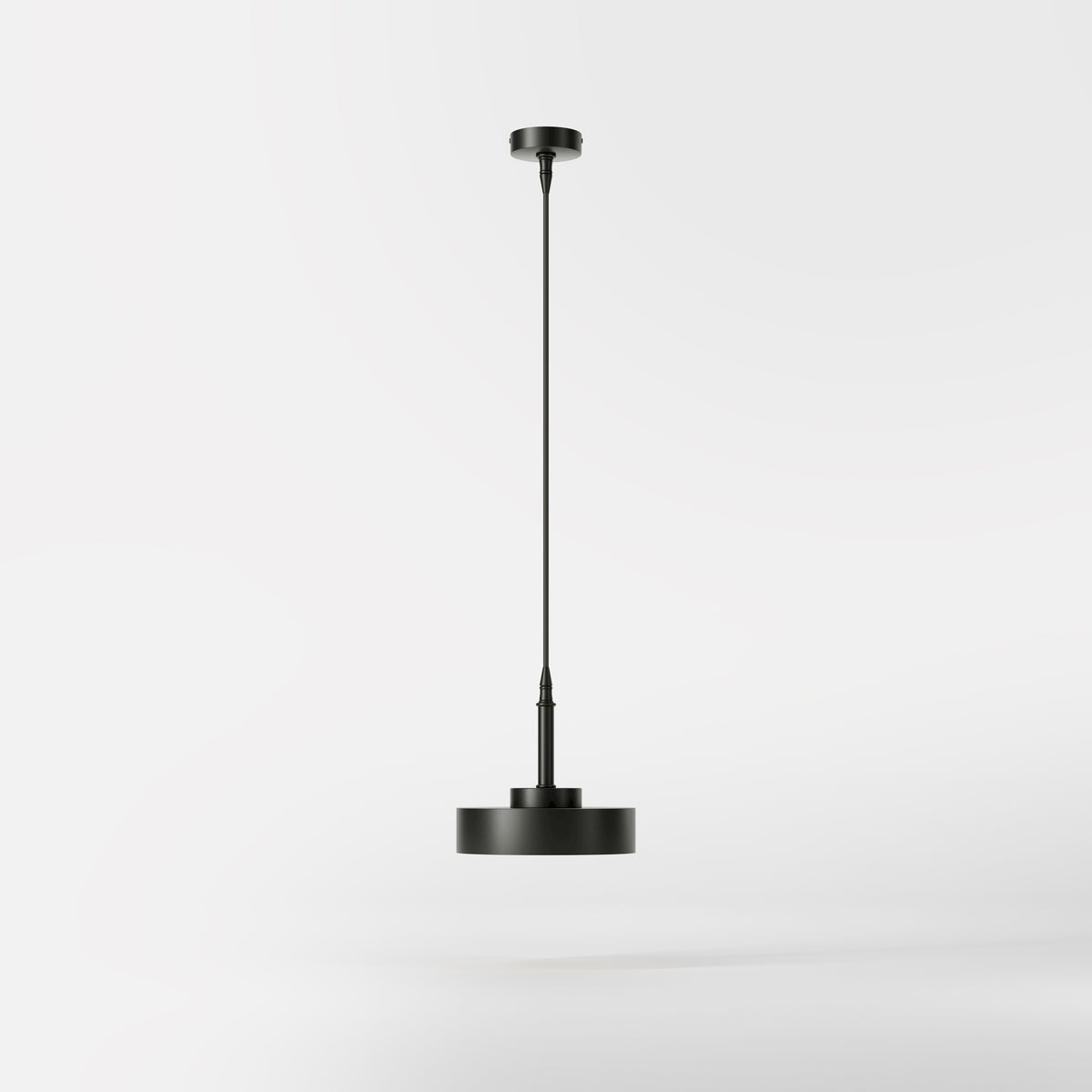 Moderne Pendelleuchte Einflammig Metall Elegantes Design - ONO Mattschwarz