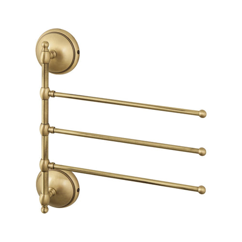 Brass/Antique Brass Towel Bar - Towel Bars, Racks, Hooks