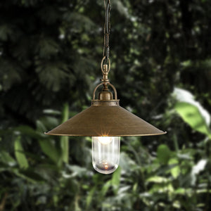 Antique Brass Pendant Light Outdoor Premium Giada | Ghidini 1849