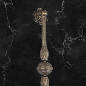 t4option0_0 | Antique Brass Pull Handle with Floral Decor Ghidini 1849