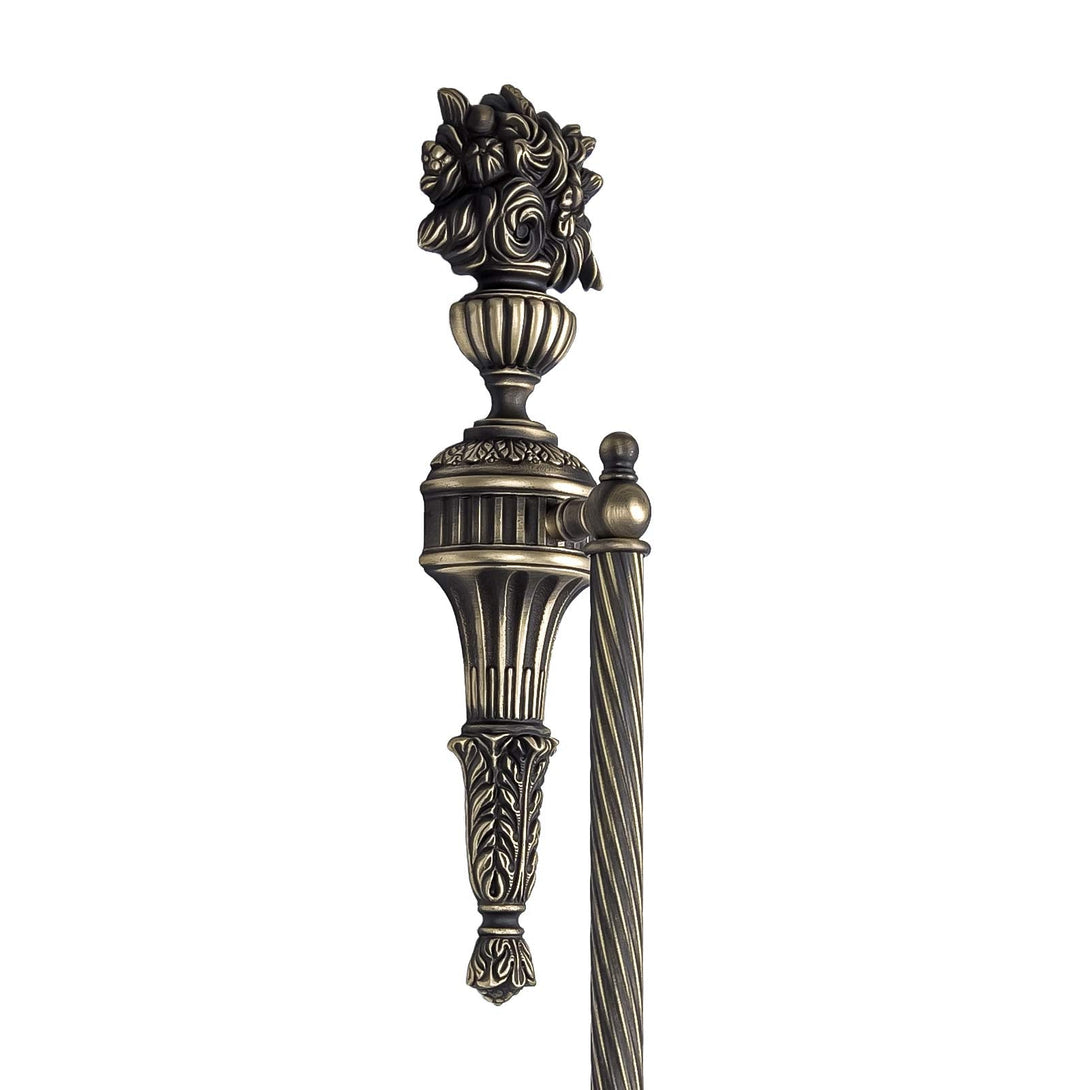 Antique Pull Handle in Luxury Matt Bronze Brass Ghidini 1849