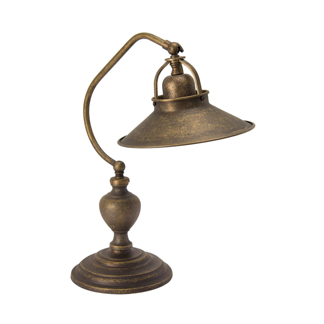 Antique Solid Brass Table Lamp Premium Country