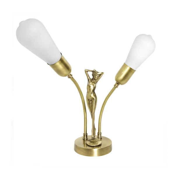 Formal Polished Brass Table Lamp, Table Lamps, Collection