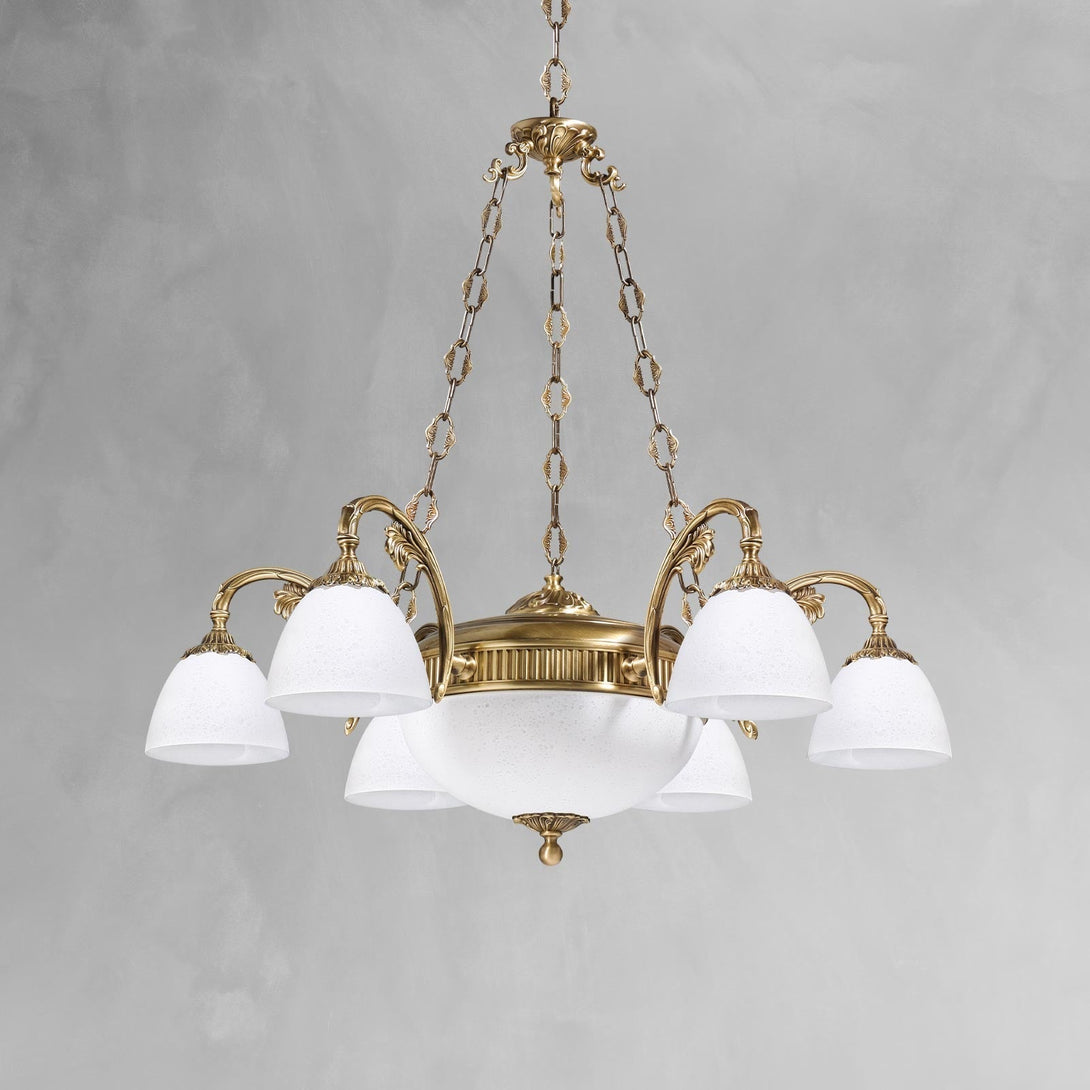 Art Deco Lighting Chandelier For Living Room Brass Ghidini 1849