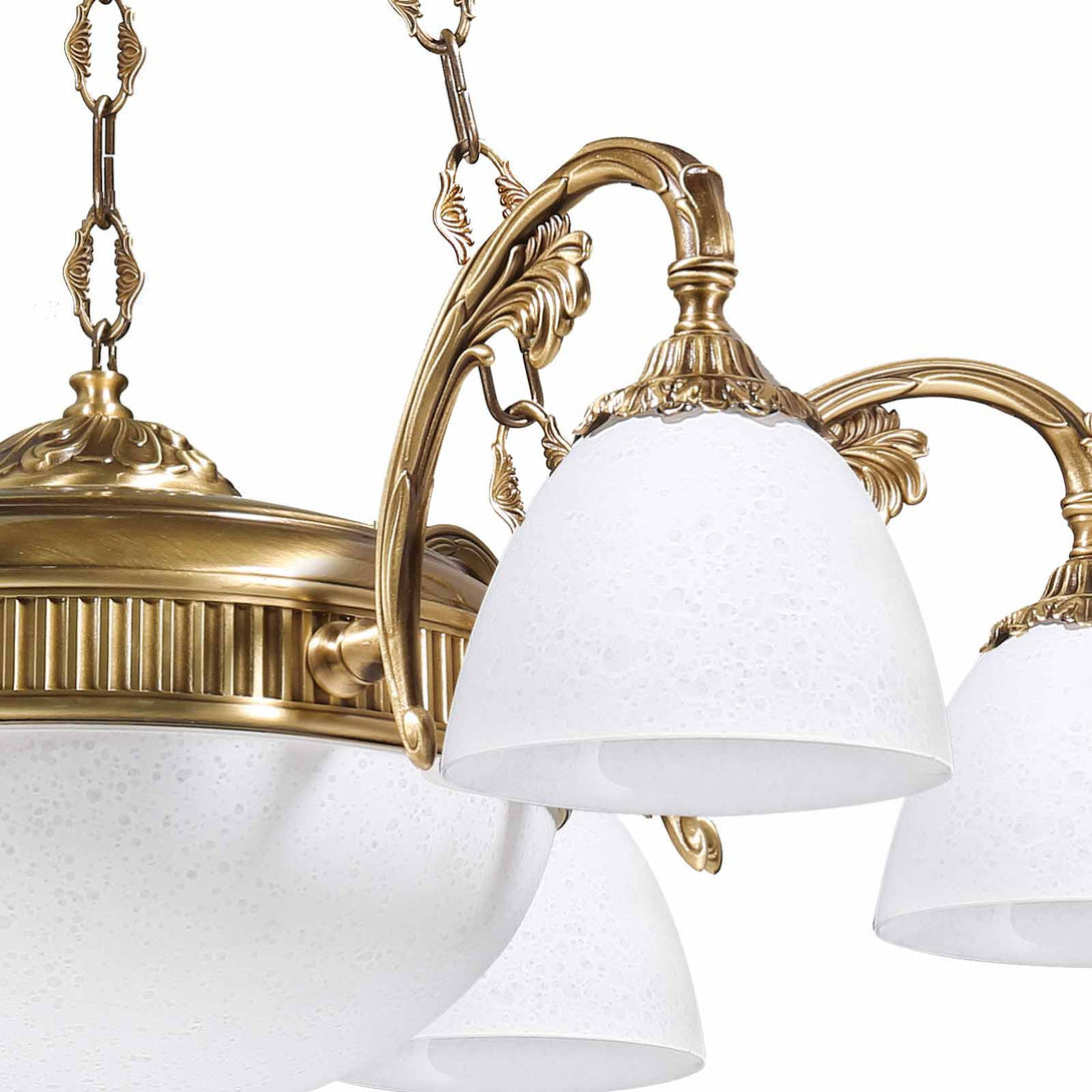 Art Deco Lighting Chandelier For Living Room Brass Ghidini 1849