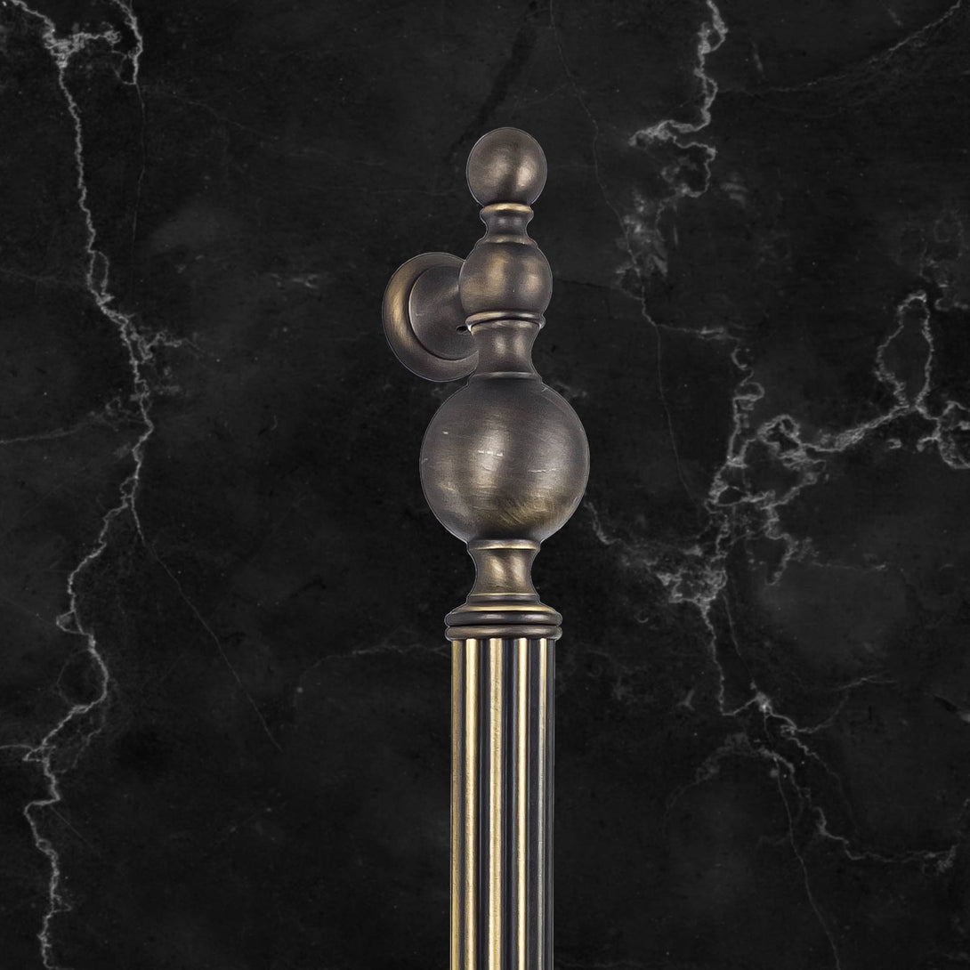 Art Deco Pull Handle in Solid Luxury Brass Ghidini 1849