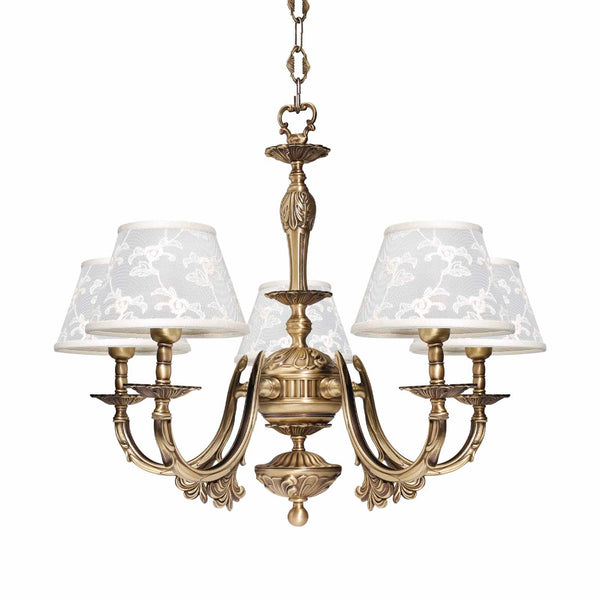 t4option0_0 | Art Nouveau Pendant Lamp Brass White Cloth Shades Ghidini 1849