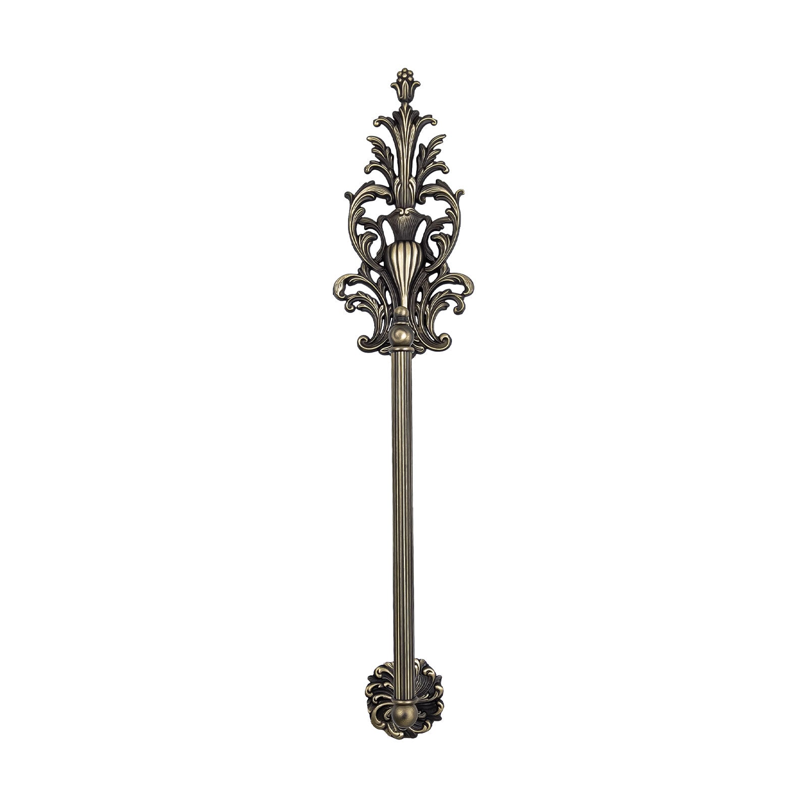 t4option0_0 | Art Nouveau Pull Handle Ornated in Luxury Brass Ghidini 1849