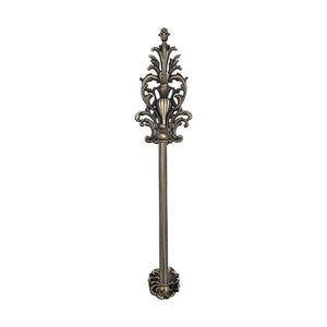 Art Nouveau Pull Handle Ornated in Luxury Brass | Ghidini 1849