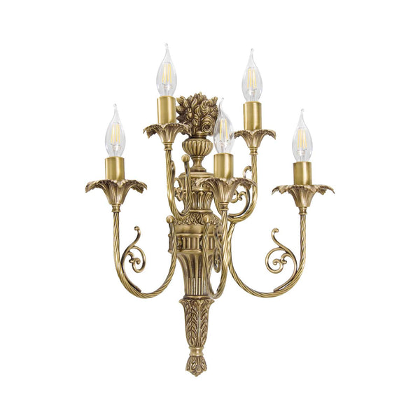 Brass Floral Chandelier Premium Classic Design