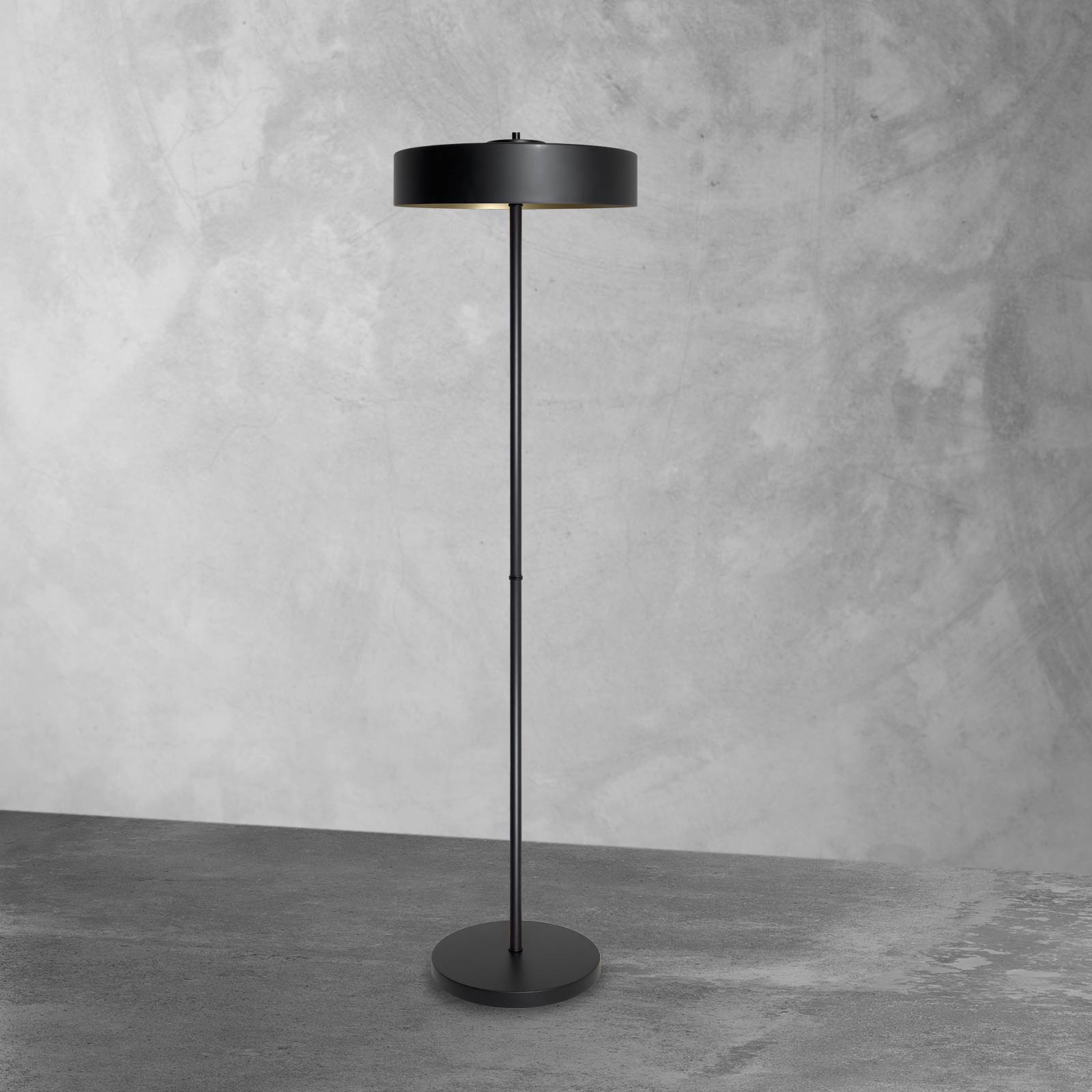 Black And Gold Floor Lamp Premium Design Galaxias | Ghidini 1849