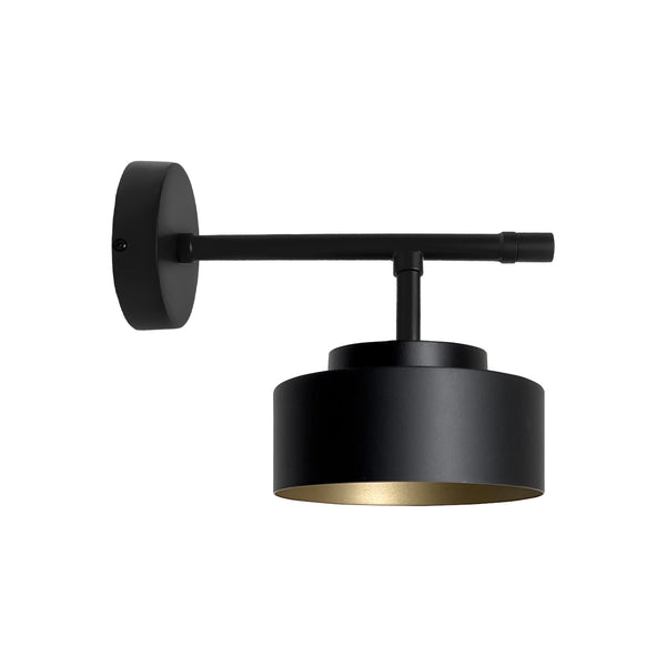 Black And Gold Wall Light Small Galaxias | Ghidini 1849