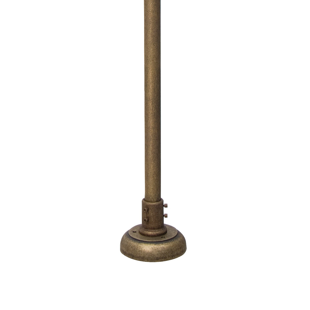 Bollard Lamp Post With Pole Aged Brass Giada Ghidini 1849