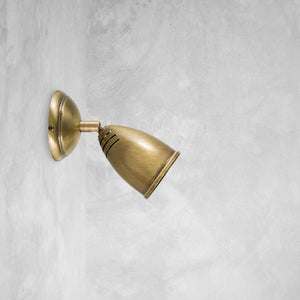 Brass Adjustable Wall Sconce Retro Bronze Stoccolma | Ghidini 1849