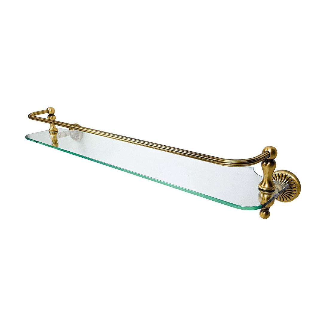 Brass And Glass Bathroom Shelf Royal Design Dafne Ghidini 1849