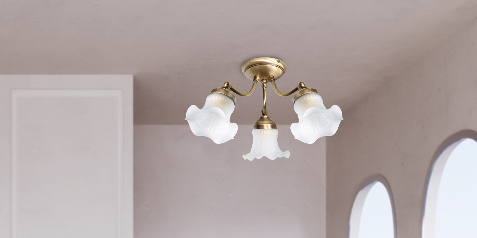 Brass Ceiling Lights Designed and Made in Italy | Ghidini 1849