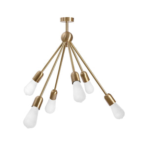 Brass Chandelier Premium 6 Lights Stella | Ghidini 1849