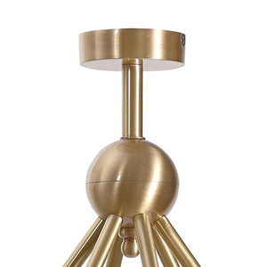 Brass Chandelier Premium 6 Lights Stella | Ghidini 1849