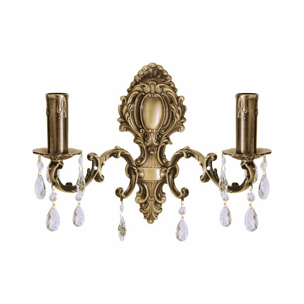 t4option0_0 | Brass Crystal Wall Sconce Premium Classic Venezia Ghidini 1849