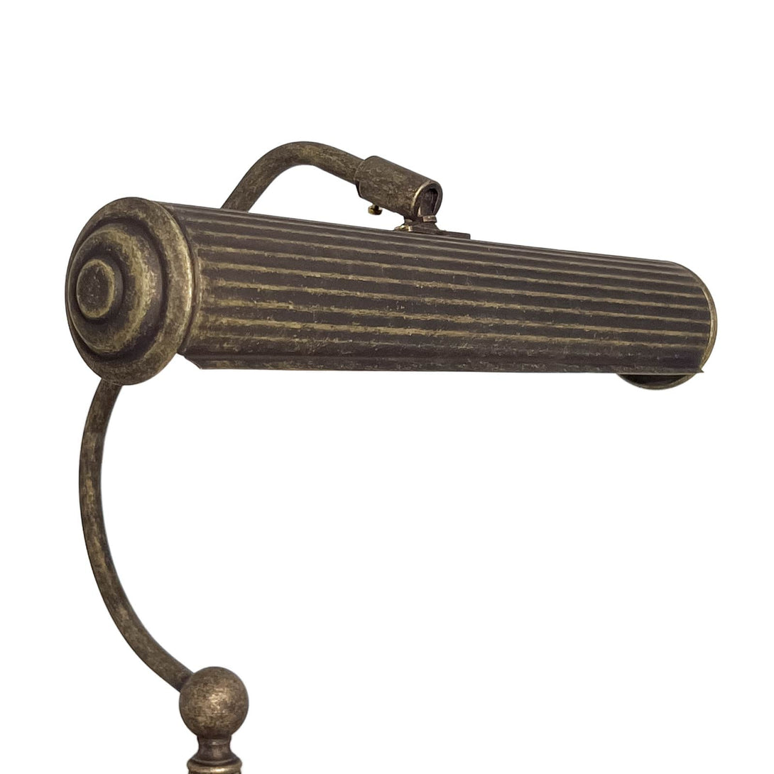 Brass Desk Lamp Antique Rustic Design Adjustable Ghidini 1849