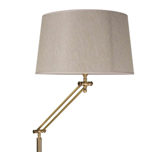 t4option0_0 | Brass Floor Lamp Adjustable With Linen Shade Ghidini 1849