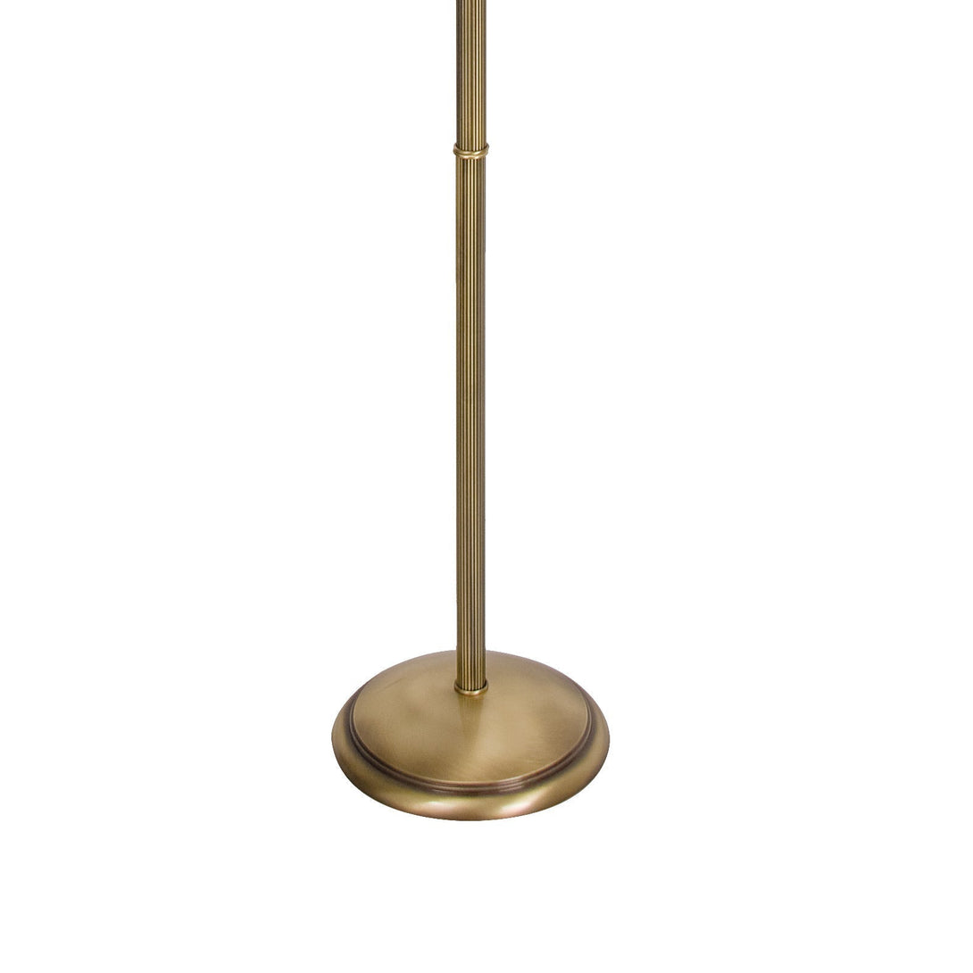 Brass Floor Lamp Adjustable With Linen Shade Ghidini 1849