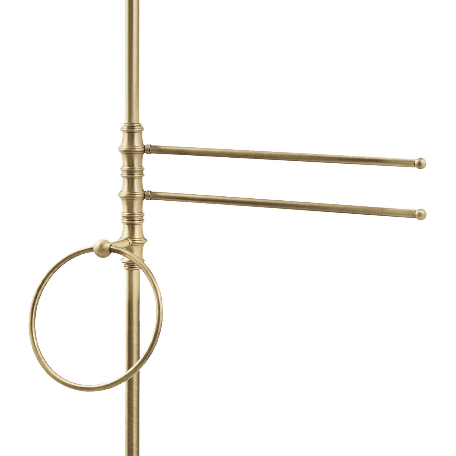 t4option0_0 | Brass Floor Standing Towel Rail - Ring - Robe Hook Ghidini 1849