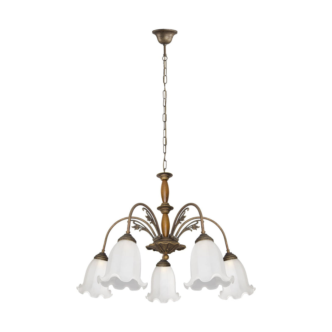 Brass Floral Chandelier With Liberty Premium Design Ghidini 1849