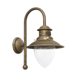 Brass Outdoor Wall Sconce Marine Style Amalfi | Ghidini 1849