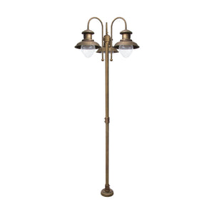 Brass Pole Lamp Outdoor Garden Brass Marine Amalfi | Ghidini 1849